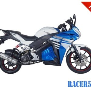 Blue/Silver Racer 50cc New 2017 Design